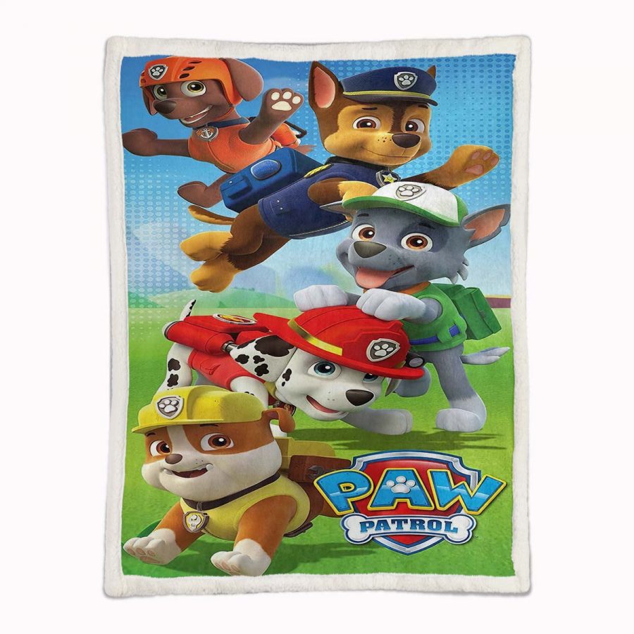 Paw Patrol Alle Charaktere Der mächtige Film 12 Decke - Fleecedecke – Bild 2