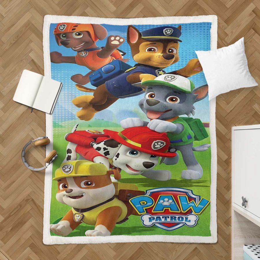 Paw Patrol Alle Charaktere Der mächtige Film 12 Decke - Fleecedecke – Bild 3