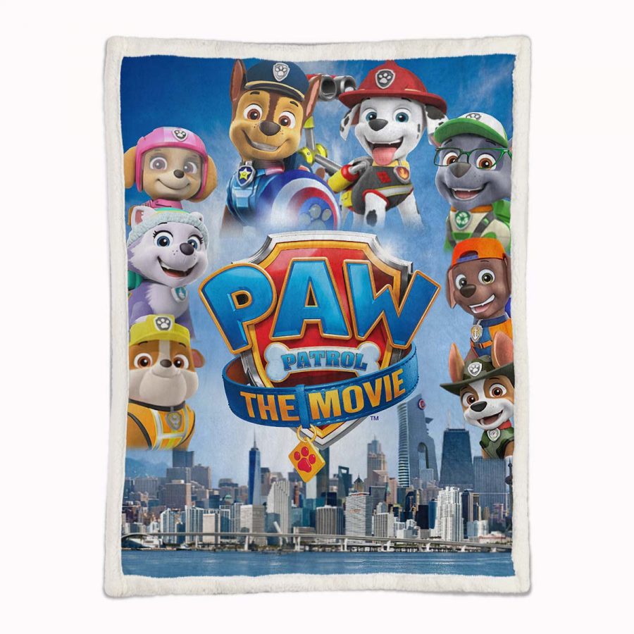 Paw Patrol Alle Charaktere Der mächtige Film 13 Decke - Fleecedecke – Bild 2