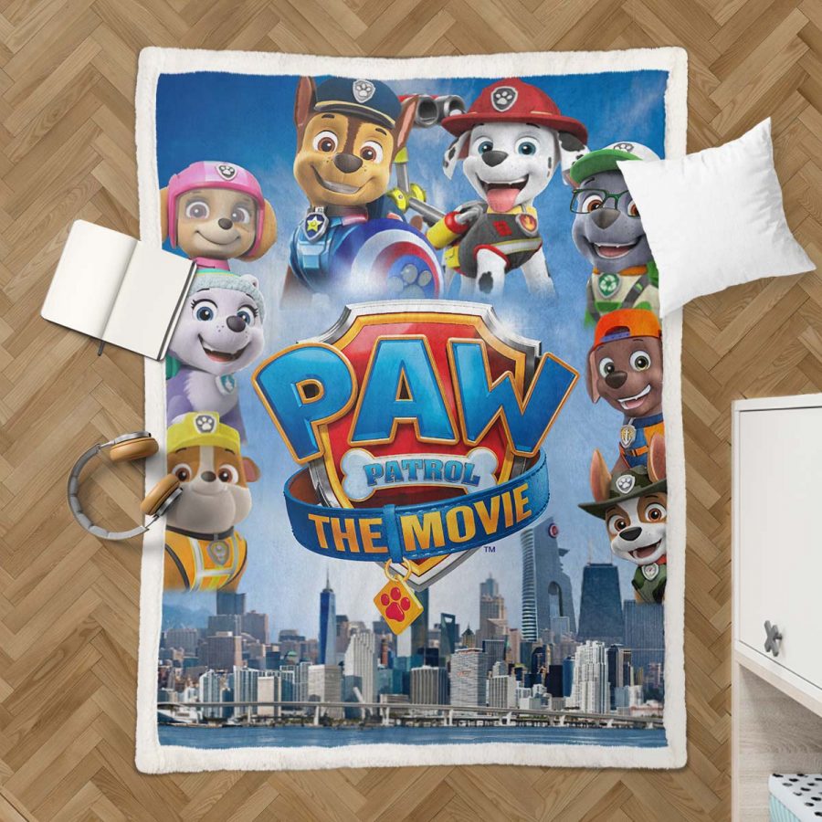 Paw Patrol Alle Charaktere Der mächtige Film 13 Decke - Fleecedecke – Bild 3