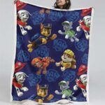 Paw Patrol Alle Charaktere Der mächtige Film 14 Decke – Fleecedecke