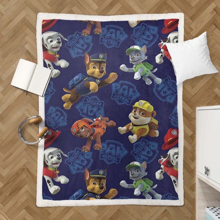 Paw Patrol Alle Charaktere Der mächtige Film 14 Decke - Fleecedecke – Bild 3