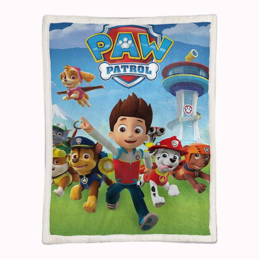Paw Patrol Alle Charaktere Der mächtige Film 15 Decke - Fleecedecke – Bild 2
