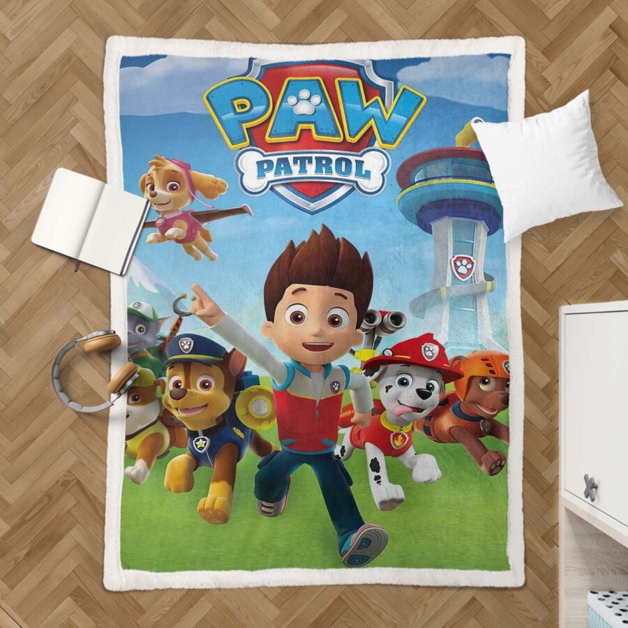 Paw Patrol Alle Charaktere Der mächtige Film 15 Decke - Fleecedecke – Bild 3