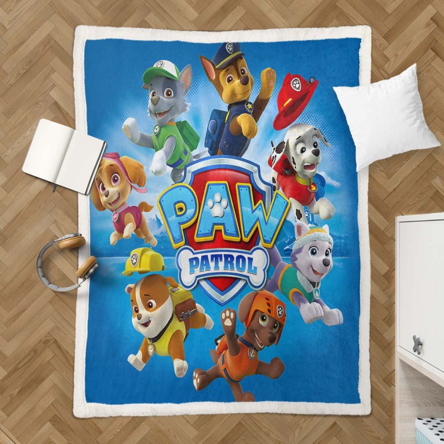 Paw Patrol Alle Charaktere Der mächtige Film 16 Decke - Fleecedecke – Bild 3