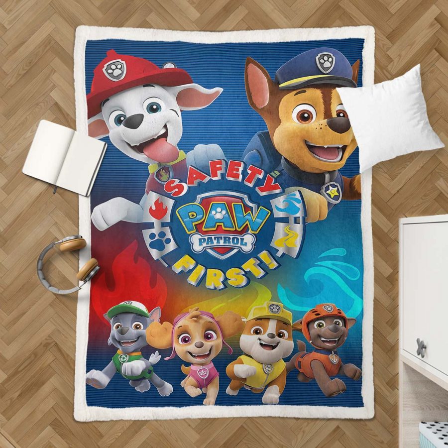 Paw Patrol Alle Charaktere Der mächtige Film 17 Decke - Fleecedecke – Bild 3