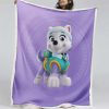 Paw Patrol Everest Charakter Glückliches Gesicht 02 Decke - Fleecedecke