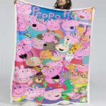 Peppa Pig Alle Charaktere 02 Decke – Fleecedecke