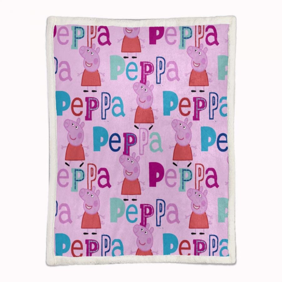 Peppa Wutz Rosa 03 Decke - Fleecedecke – Bild 2