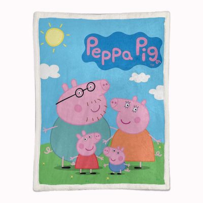 Alternative view of Peppa Wutz Rosa 05 Decke - Fleecedecke
