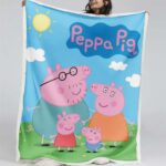 Peppa Wutz Rosa 05 Decke – Fleecedecke