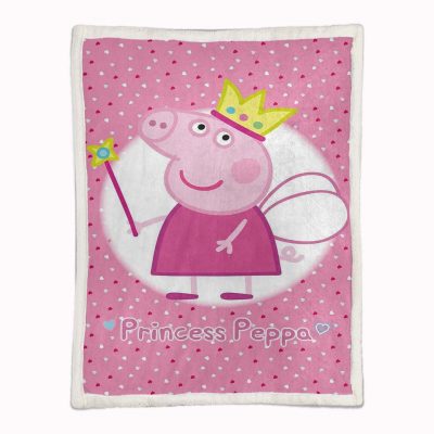 Alternative view of Peppa Pig Prinzessin Rosa 06 Decke - Fleecedecke