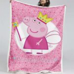 Peppa Pig Prinzessin Rosa 06 Decke – Fleecedecke