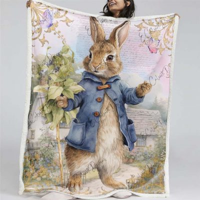 Peter Hase 01 Decke - Fleecedecke