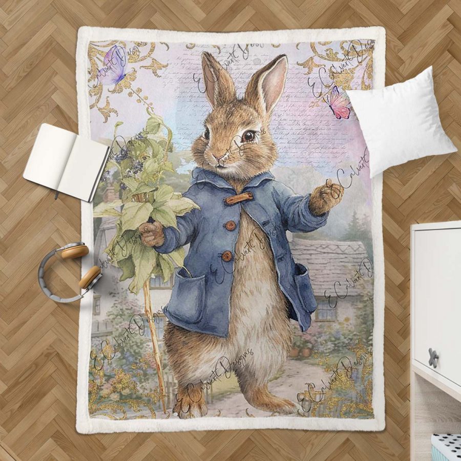 Peter Hase 01 Decke - Fleecedecke – Bild 3