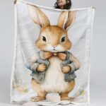 Peter Hase 03 Decke – Fleecedecke