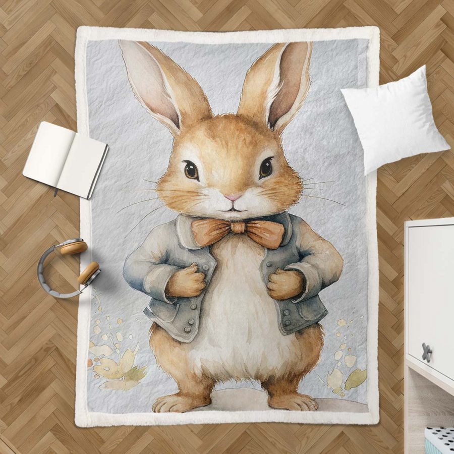 Peter Hase 03 Decke - Fleecedecke – Bild 3