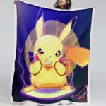 Pikachu wütend 1001 Decke – Fleecedecke
