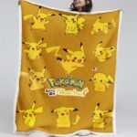 Pikachu süß 1001 Decke – Fleecedecke