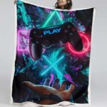 Playstation-Steuerung 06 Decke – Fleecedecke