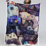Playstation-Steuerung 07 Decke – Fleecedecke