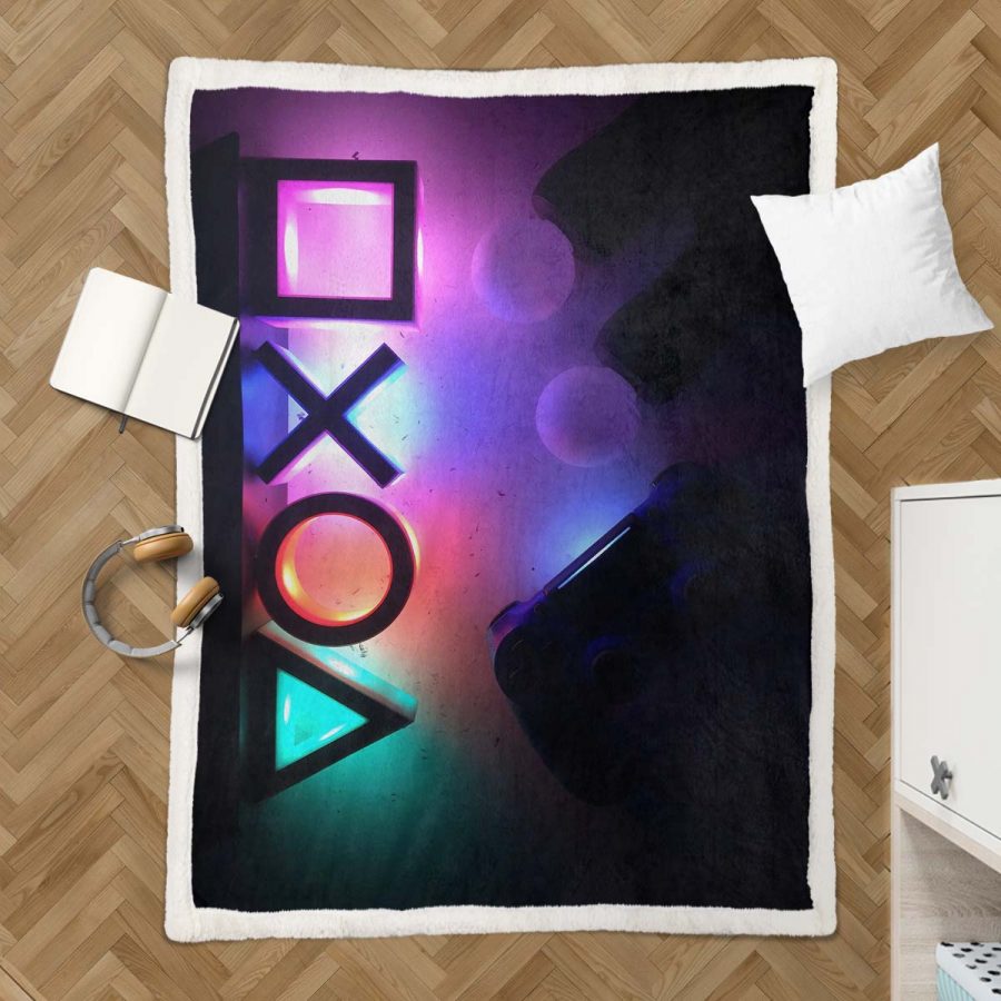 Playstation-Steuerung 08 Decke - Fleecedecke – Bild 3