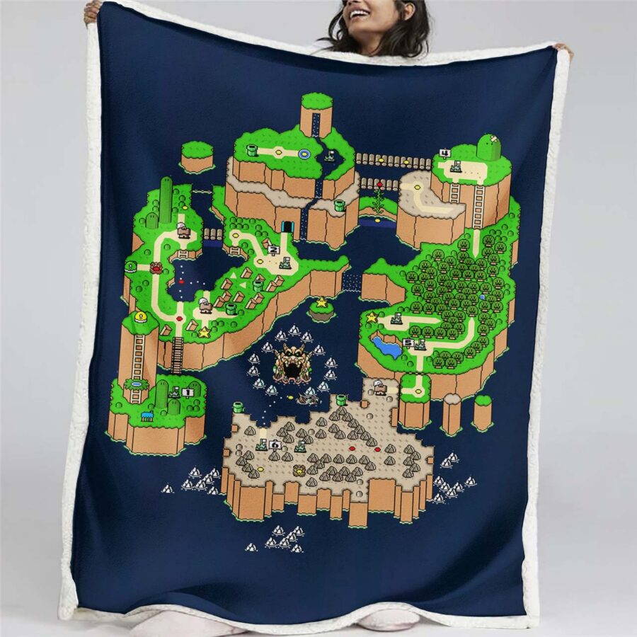 Pokemon Karte Decke - Fleecedecke