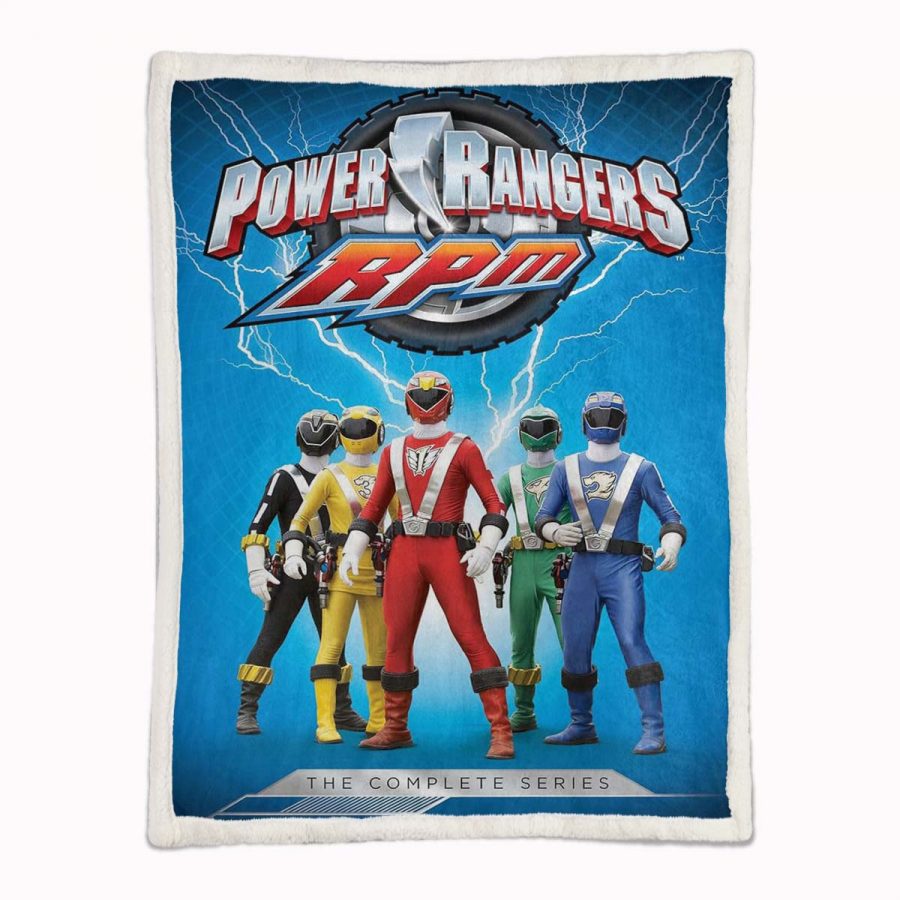 Power Rangers Alle Charaktere 02 Decke - Fleecedecke – Bild 2