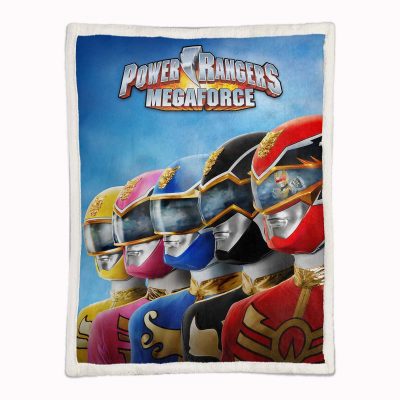 Alternative view of Power Rangers Alle Charaktere 03 Decke - Fleecedecke