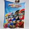 Power Rangers Alle Charaktere 03 Decke - Fleecedecke