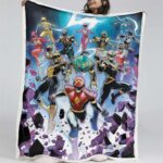 Power Rangers Alle Charaktere 04 Decke – Fleecedecke