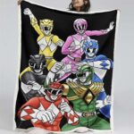 Power Rangers Alle Charaktere 06 Decke – Fleecedecke