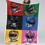 Power Rangers Alle Charaktere 07 Decke – Fleecedecke