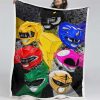 Power Rangers Alle Charaktere 08 Decke - Fleecedecke