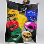Power Rangers Alle Charaktere 08 Decke – Fleecedecke