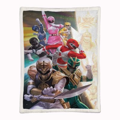 Alternative view of Power Rangers Alle Charaktere 09 Decke - Fleecedecke