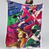 Power Rangers Alle Charaktere 14 Decke - Fleecedecke