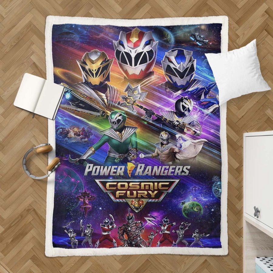 Power Rangers Alle Charaktere Cosmic Cury Decke - Fleecedecke – Bild 3