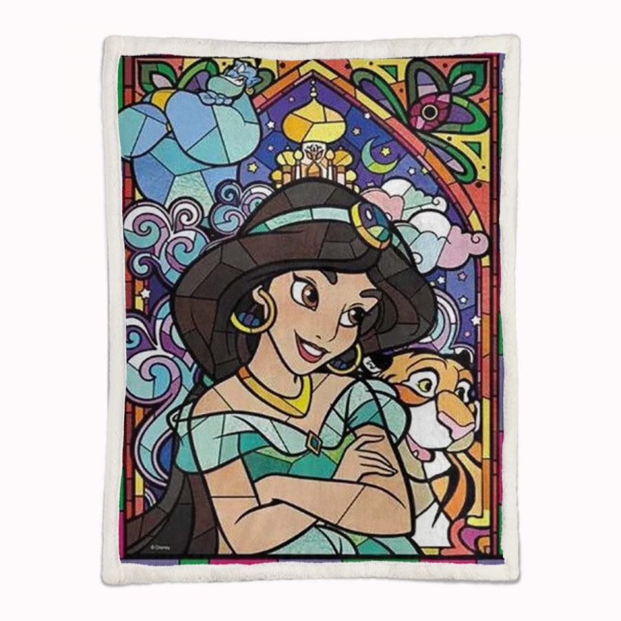 Prinzessin Jasmin Aladdin Fairy Tail 02 Decke - Fleecedecke – Bild 2