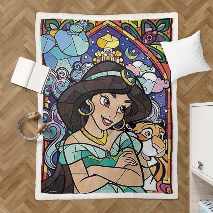 Prinzessin Jasmin Aladdin Fairy Tail 02 Decke - Fleecedecke – Bild 3