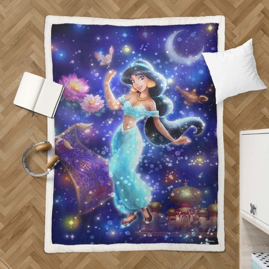 Prinzessin Jasmin Aladdin Fairy Tail 03 Decke - Fleecedecke – Bild 3