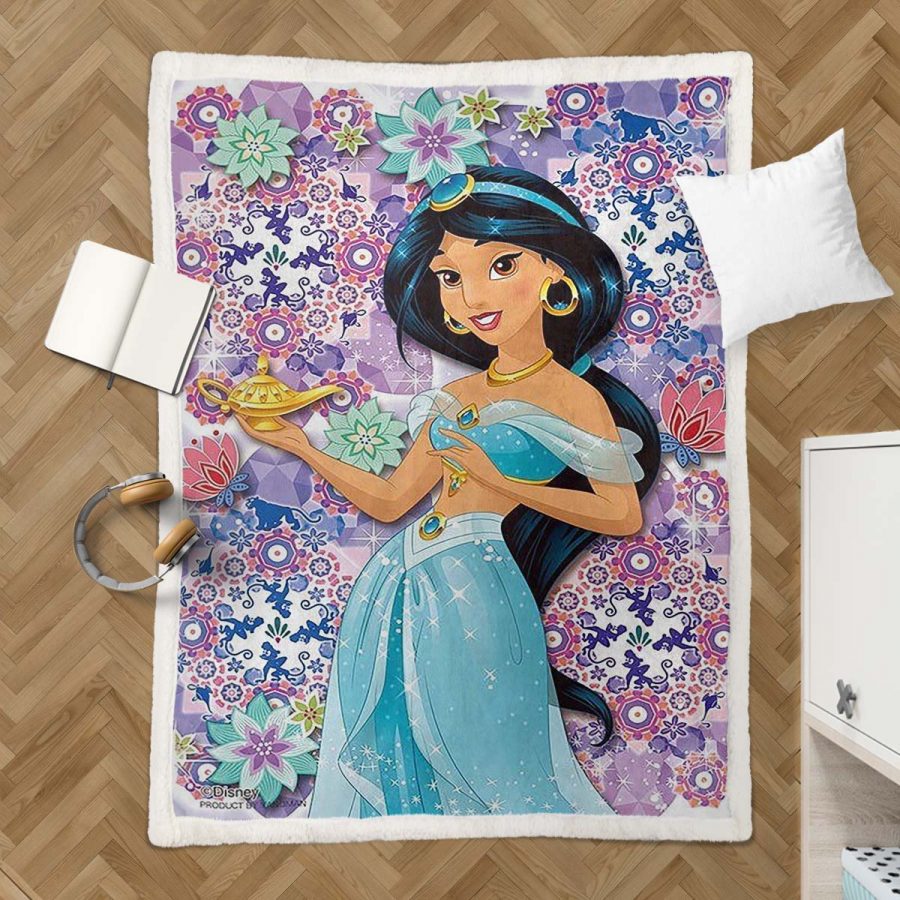 Prinzessin Jasmin Aladdin Fairy Tail 05 Decke - Fleecedecke – Bild 3