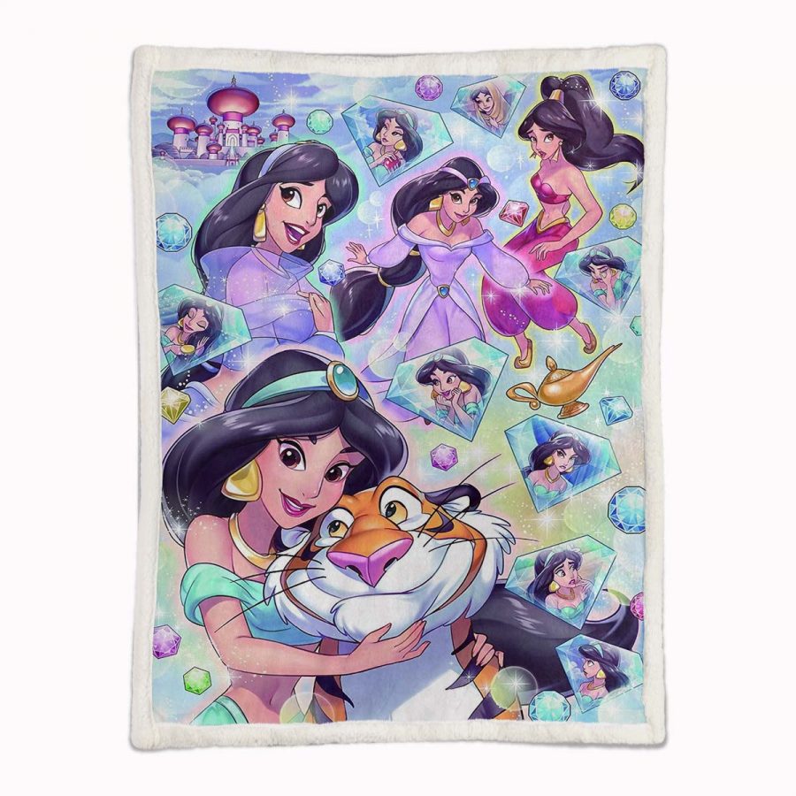 Prinzessin Jasmin Aladdin Fairy Tail 06 Decke - Fleecedecke – Bild 2