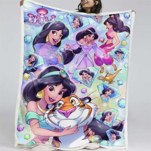 Prinzessin Jasmin Aladdin Fairy Tail 06 Decke - Fleecedecke