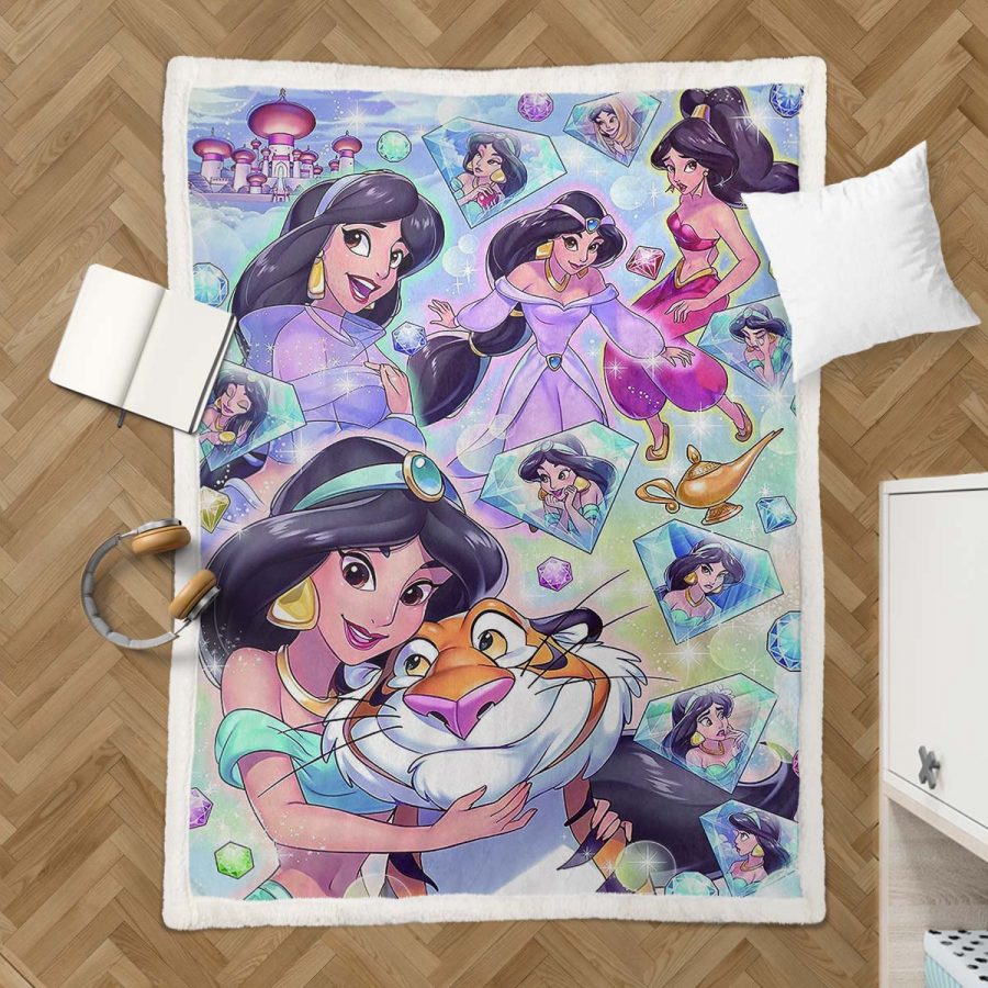 Prinzessin Jasmin Aladdin Fairy Tail 06 Decke - Fleecedecke – Bild 3