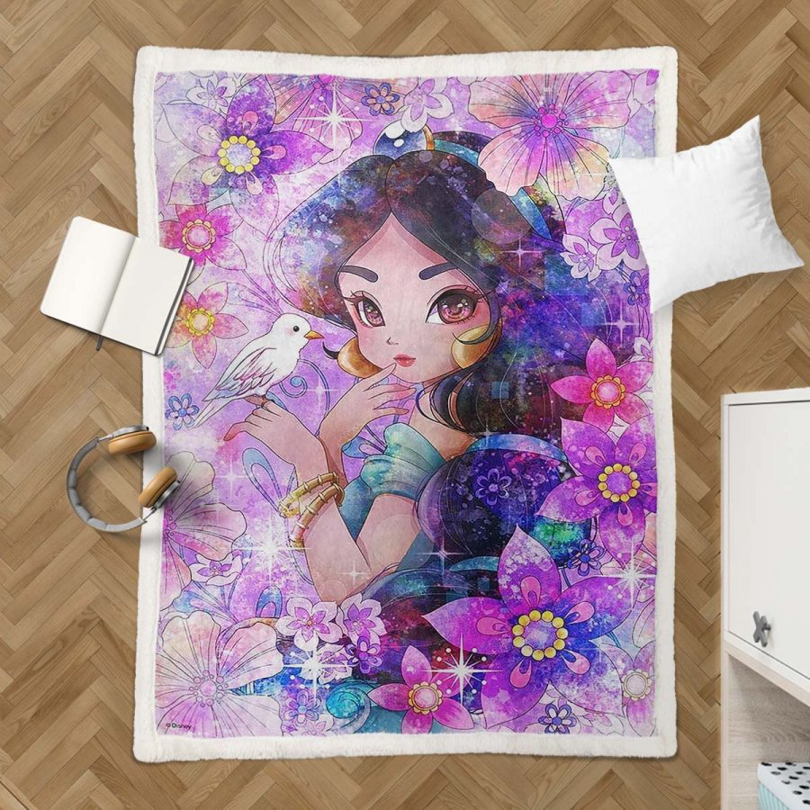 Prinzessin Jasmin Aladdin Fairy Tail 07 Decke - Fleecedecke – Bild 3