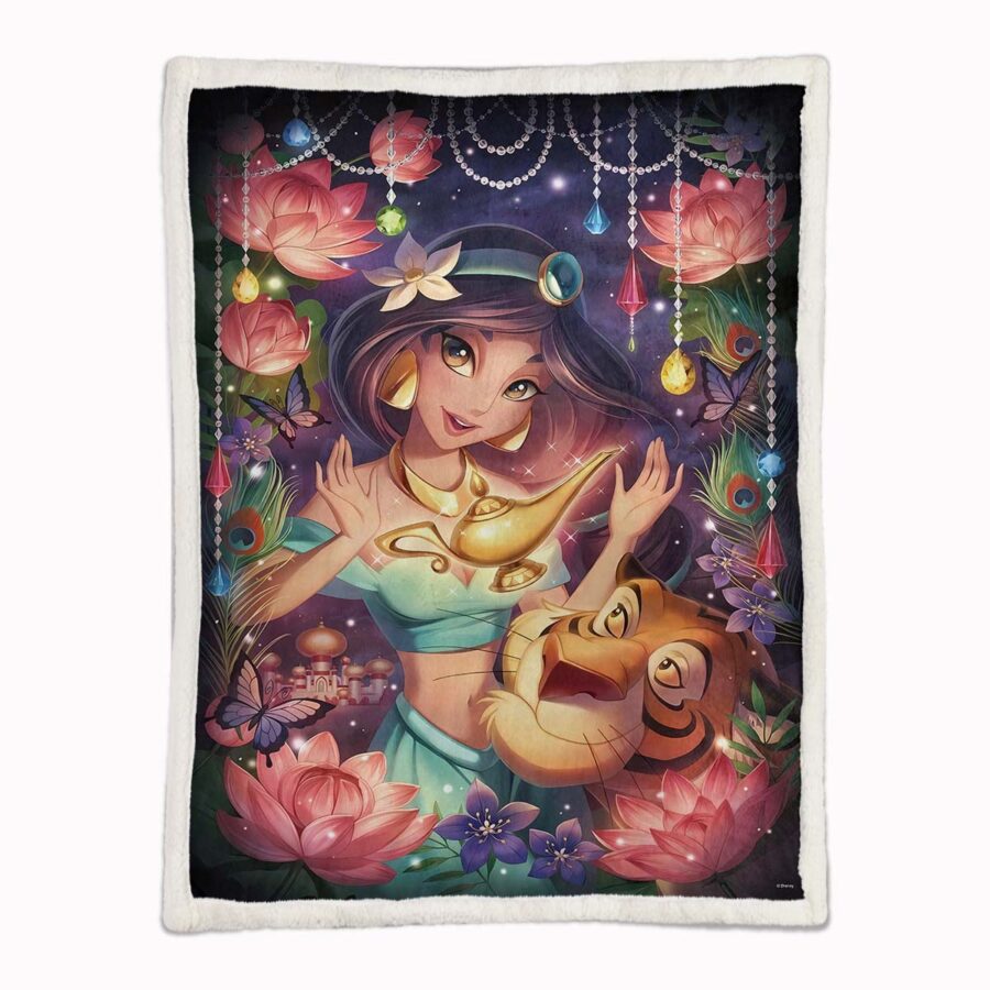Prinzessin Jasmin Aladdin Fairy Tail 09 Decke - Fleecedecke – Bild 2