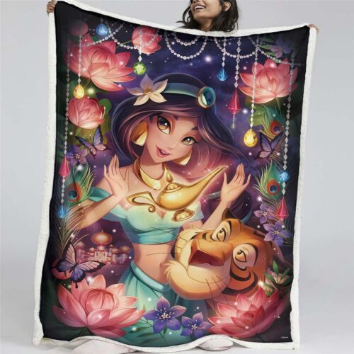 Prinzessin Jasmin Aladdin Fairy Tail 09 Decke - Fleecedecke