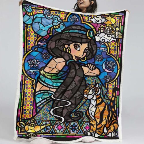 Prinzessin Jasmin Aladdin Fairy Tail Decke - Fleecedecke