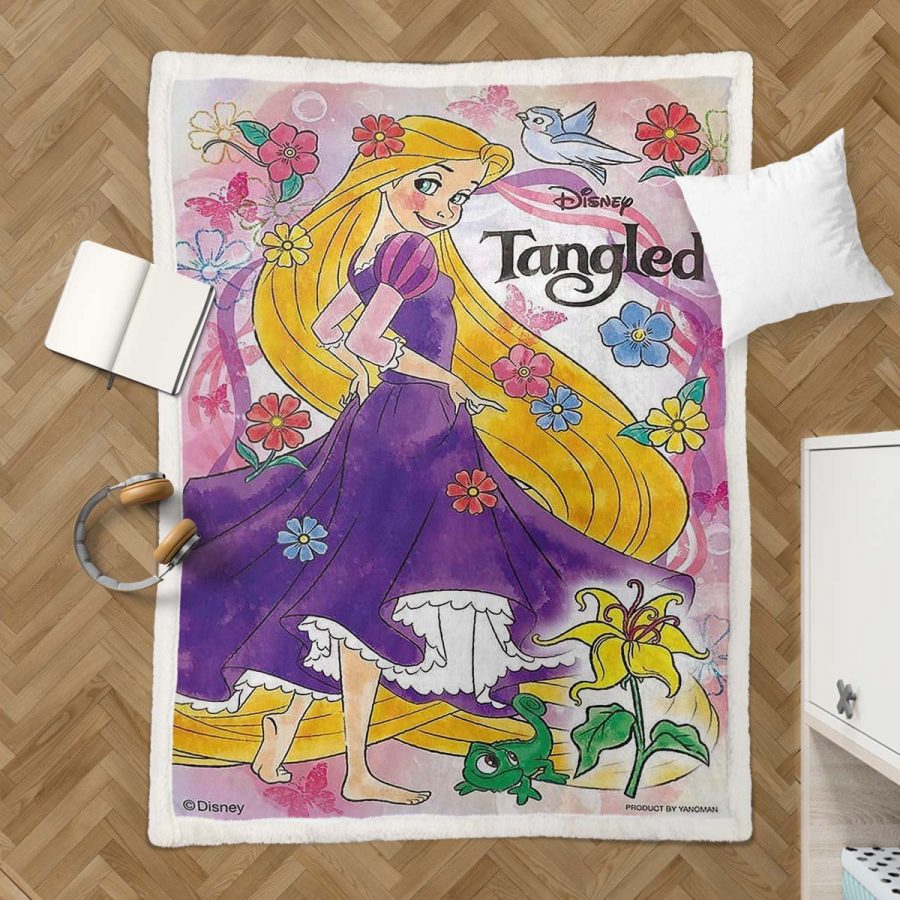 Rapunzel - Die verföhnte Prinzessin 02 Decke - Fleecedecke – Bild 3